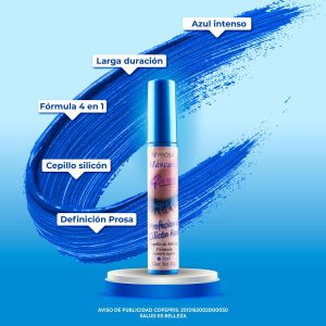 Prosa – Máscara Para Pestañas 4 en 1 Profesional Silicón Azul