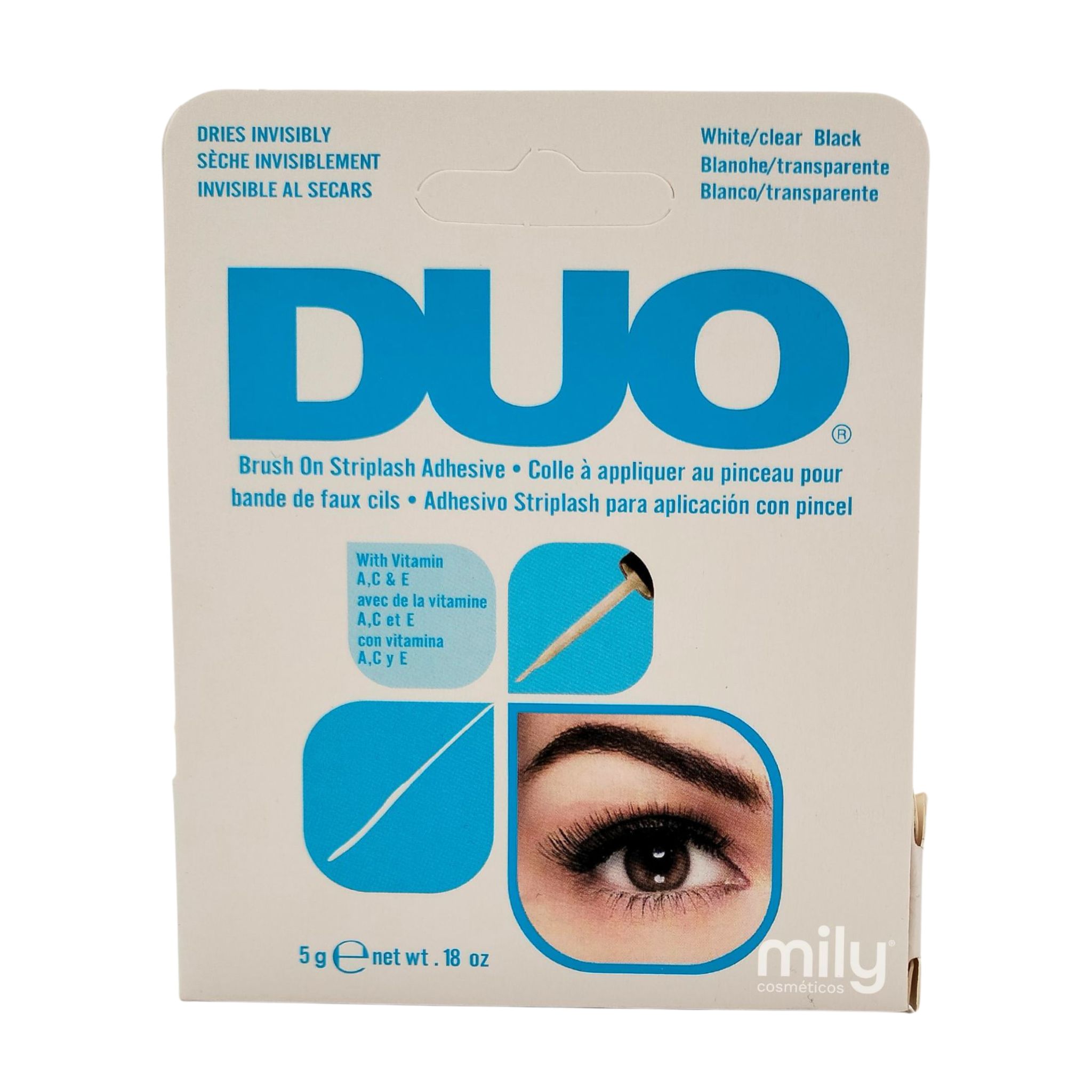 Duo – Pegamento Para Pestañas Con Pincel Transparente