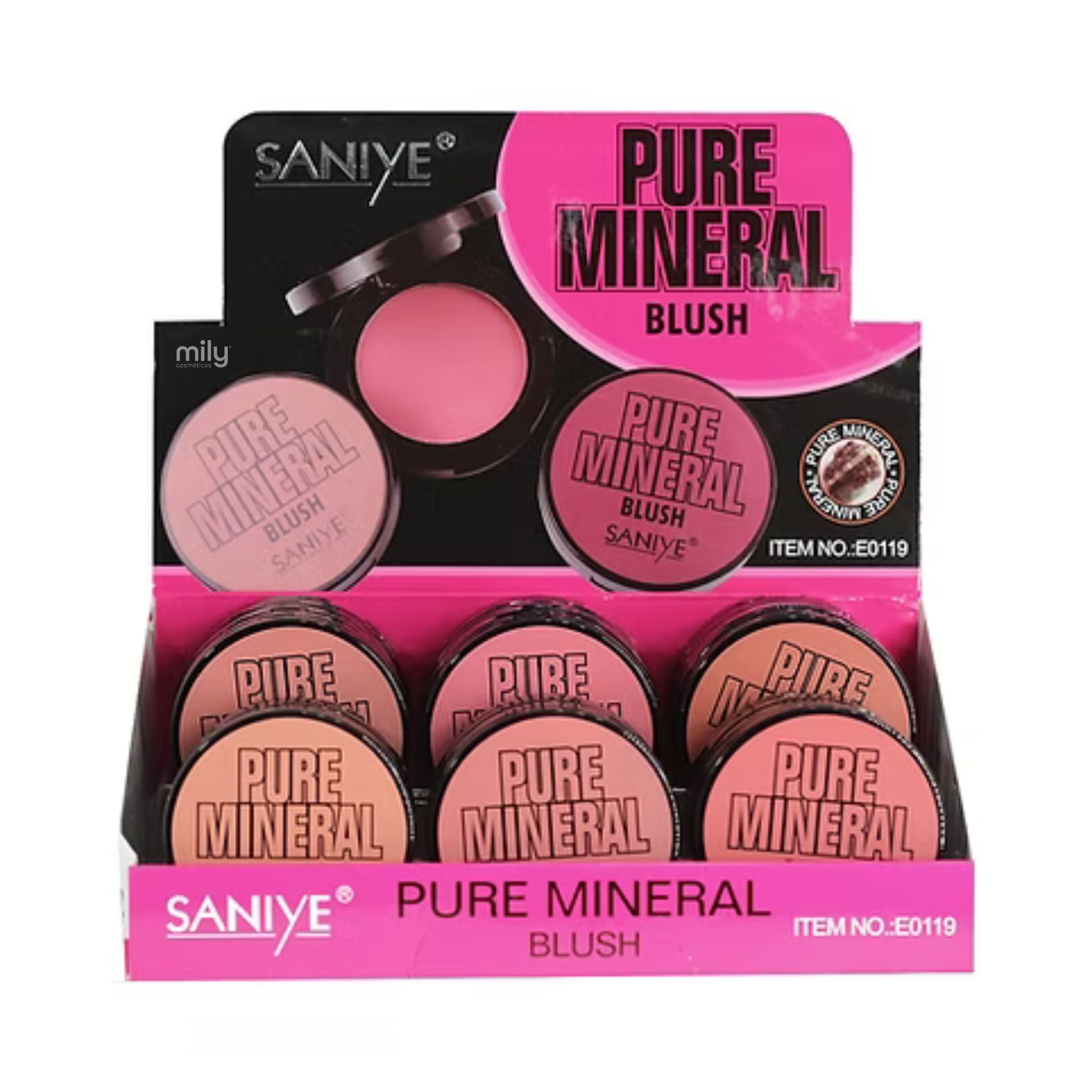 Saniye - Rubor Compacto Pure Mineral - Image 2