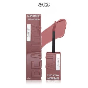 Saniye - Labial Líquido Super Stay — Tono: #03