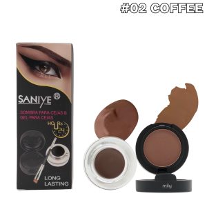 Saniye - Gel Y Sombra Para Cejas — Tono: #02 Coffe