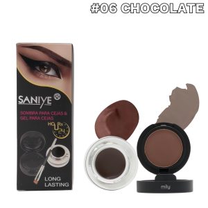 Saniye - Gel Y Sombra Para Cejas — Tono: #06 Chocolate