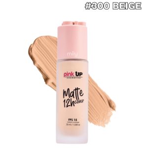 Pink Up - Maquillaje Líquido Matte Cover — Tono: #300 Beige
