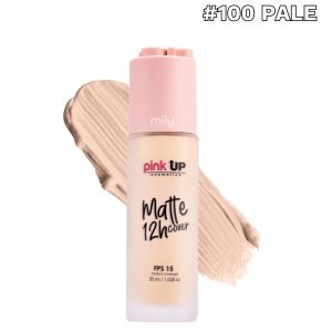 Pink Up - Maquillaje Líquido Matte Cover — Tono: #100 Pale