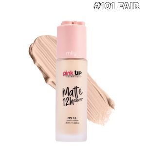 Pink Up - Maquillaje Líquido Matte Cover — Tono: #101 Fair