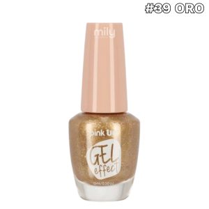Pink Up - Esmalte Efecto Gel — Tono: #39 Oro