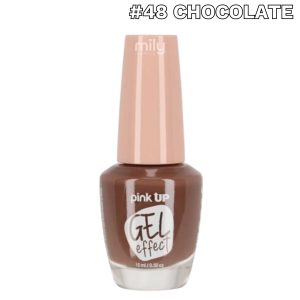 Pink Up - Esmalte Efecto Gel — Tono: #48 Chocolate