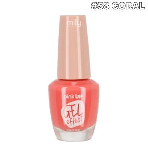 Pink Up - Esmalte Efecto Gel — Tono: #58 Coral