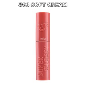 Pink Up - Labial Líquido Super Glossy — Tono: #03 Soft Cream