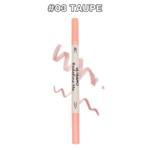 Ultramo - Plumín Doble Para Cejas Redefine Me — Tono: #03 Taupe